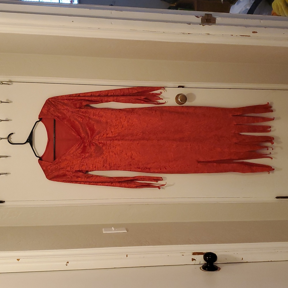 Womens red devil dress size small Halloween costume worn once